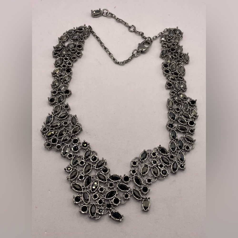 Rare Couture ST JOHN Signed Crystal Collar Necklace Stunning Statement Runway - Picture 11 of 13